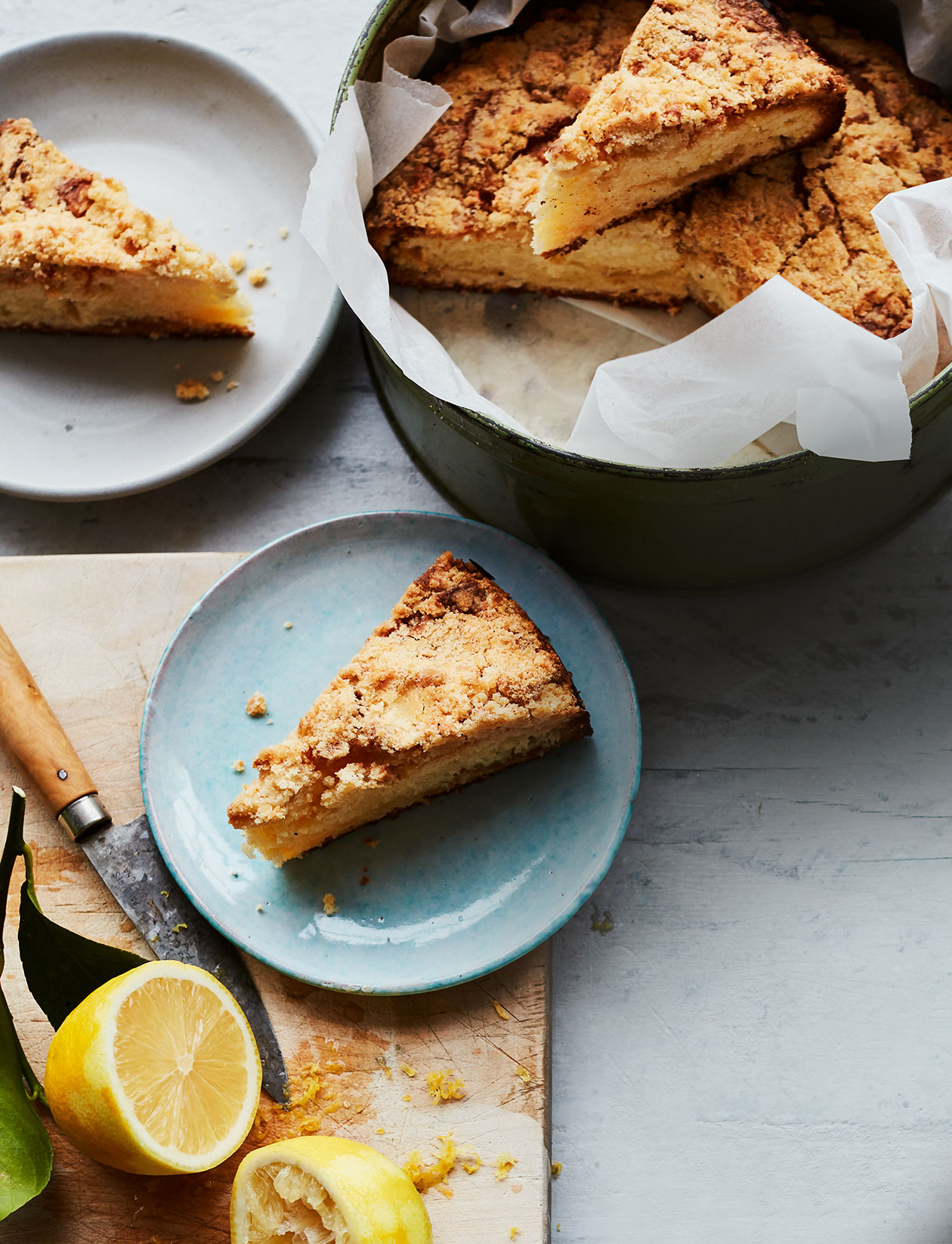 Lemon crumble cake recipe Sainsburys Magazine